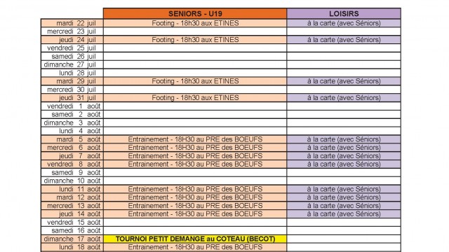 PLANNING de REPRISE S et L 2014