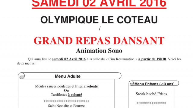 Soiree dansante 020416