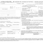 Dossier demande de licence educateur 2016-2017