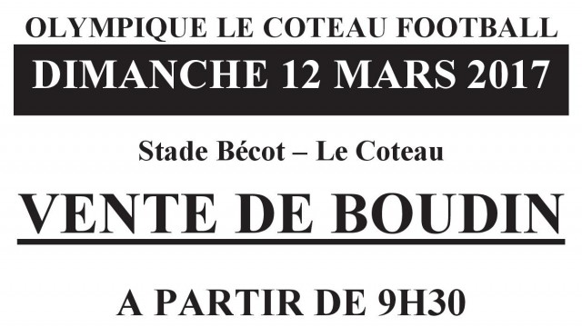 Affiche Boudin 2017