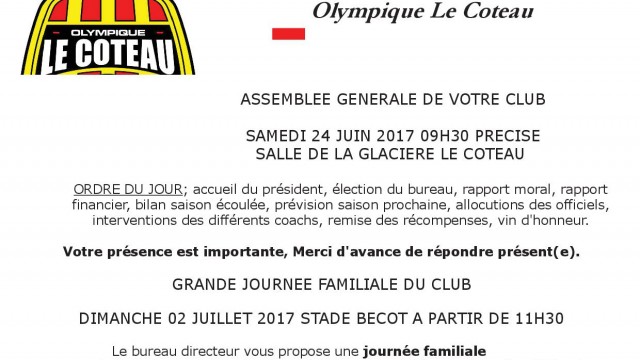 invitation journee familiale 2017 et AG